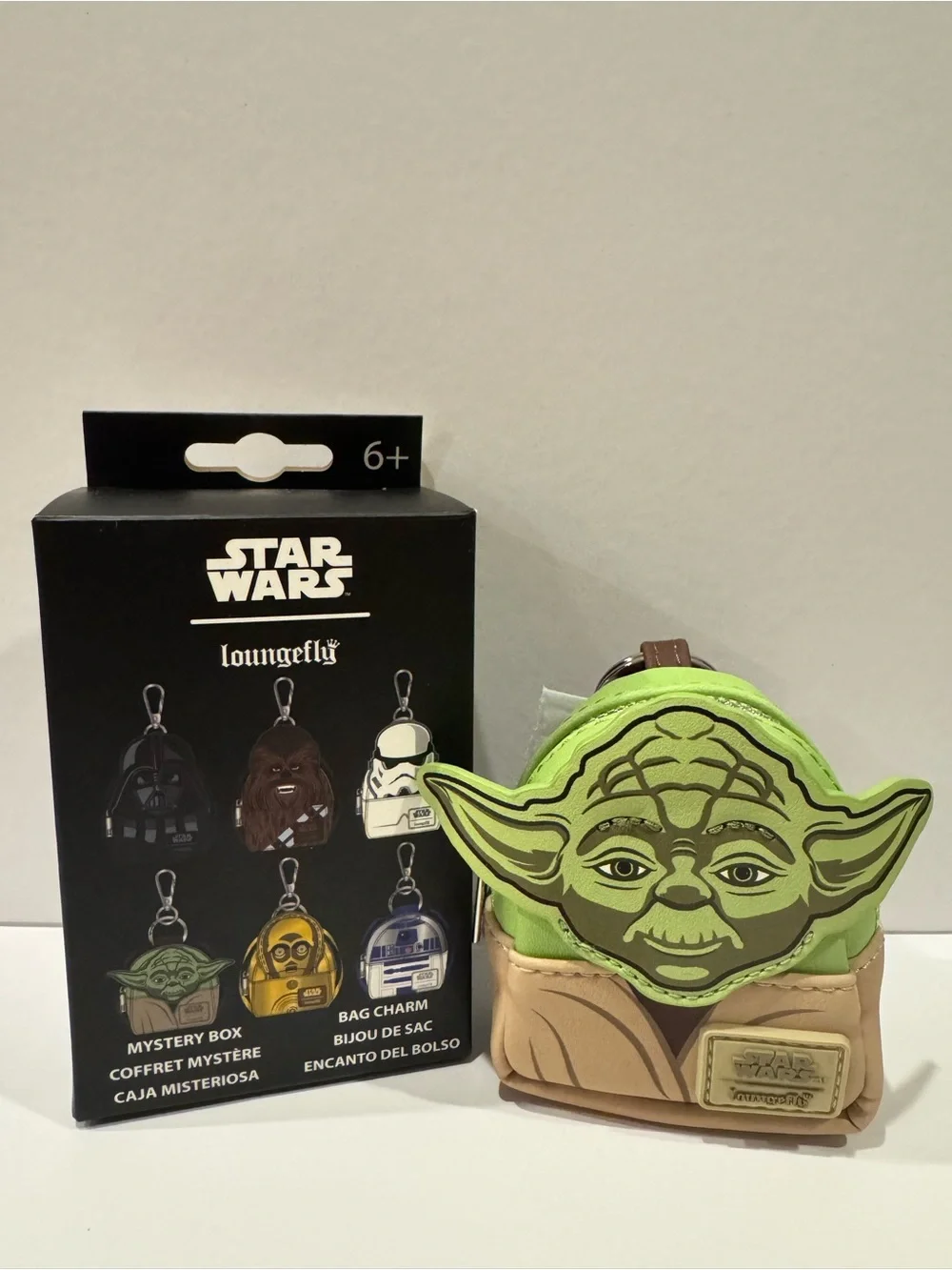 Loungefly Star Wars Yoda Kids Bag Charm - Green and Tan